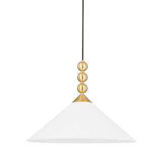 Sang Pendant in Aged Brass Finish