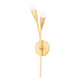 Elsa Wall Sconce in Gold Leaf Finish