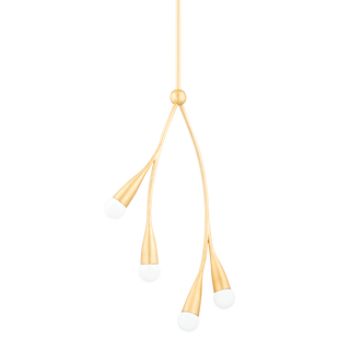 Elsa Pendant in Gold Leaf Finish