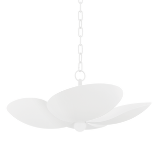 Leni Pendant in TEXTURED WHITE Finish