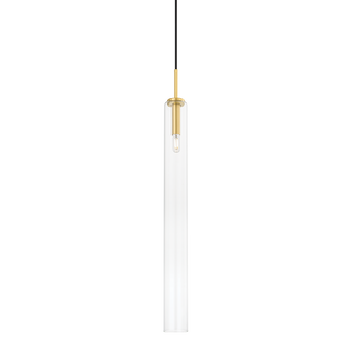 NYAH Pendant in Aged Brass Finish