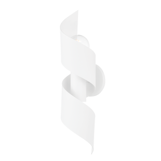 Edie Wall Sconce in TEXTURED WHITE Finish