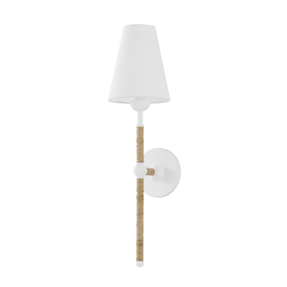 Mariana Wall Sconce in TEXTURED WHITE Finish