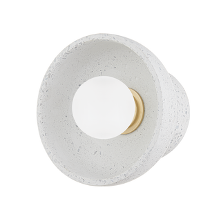 Margaret Wall Sconce in Aged Brass Finish