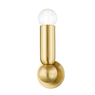 LOLLY Wall Sconce in Aged Brass Finish