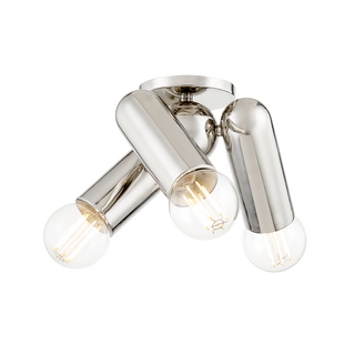LOLLY Flush Mount in Polished Nickel Finish