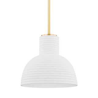 PALOMA Pendant in Aged Brass Finish