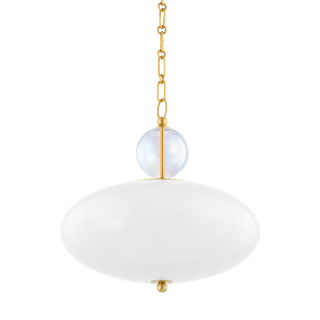 VIVIANA Pendant in Aged Brass Finish