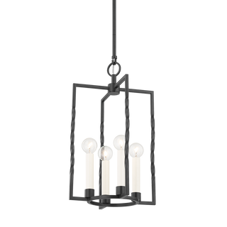 ADELAIDE Lantern in TEXTURED BLACK Finish