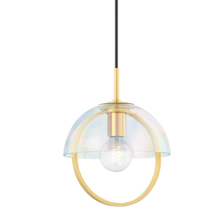 MERIAH Pendant in Aged Brass Finish