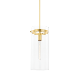 HAISLEY Pendant in Aged Brass Finish