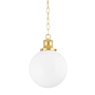 BEVERLY Pendant in Aged Brass Finish