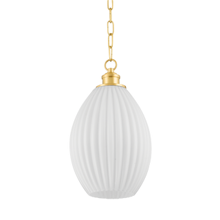 HILLARY Pendant in Aged Brass Finish