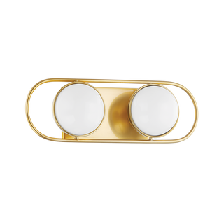 AMY Bath And Vanity in Aged Brass Finish