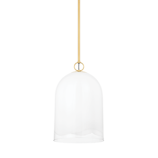 LENNON Pendant in Aged Brass Finish