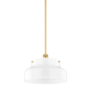 LUELLA Pendant in Aged Brass Finish