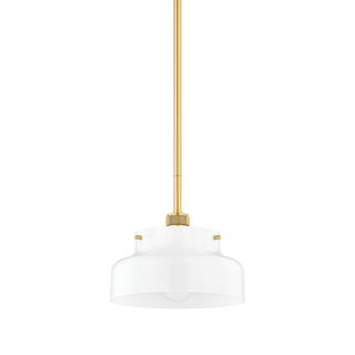 LUELLA Pendant in Aged Brass Finish