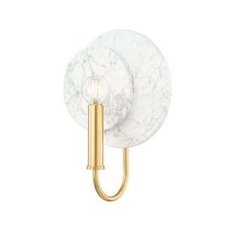 TULA Wall Sconce in Aged Brass Finish