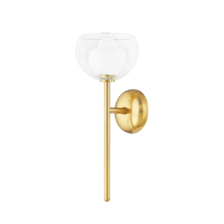 CORTNEY Wall Sconce in Aged Brass Finish