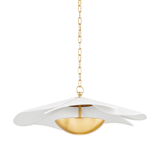 MADELINE Pendant in Aged Brass Finish
