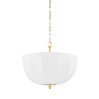 MESHELLE Pendant in Aged Brass Finish
