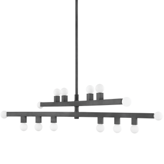 SUTTER Chandelier in Graphite Finish