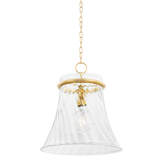 CANTANA Pendant in Aged Brass Finish