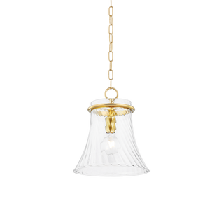 CANTANA Pendant in Aged Brass Finish