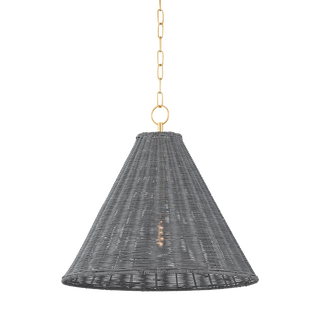 DESTINY Pendant in Aged Brass Finish