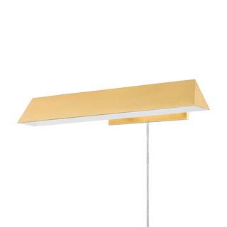 PRISCILLA Picture Light in Aged Brass Finish