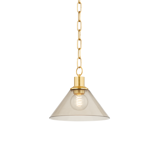 ANNIEBEE Pendant in Aged Brass Finish