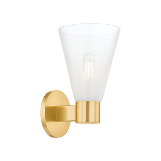 ALMA Wall Sconce in Aged Brass Finish