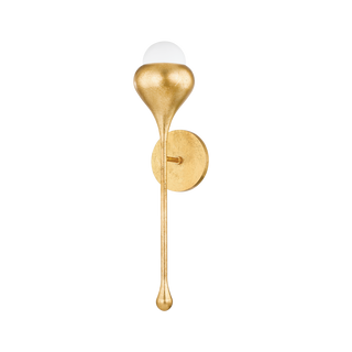 LUCIEL Wall Sconce in Vintage Gold Leaf Finish