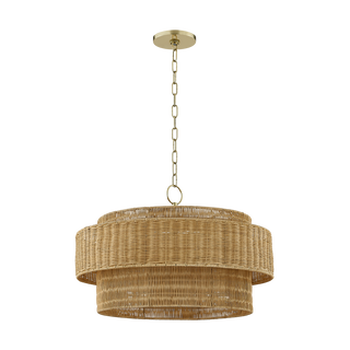 DANICA PENDANT in AGED BRASS Finish