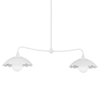 Yael LINEAR in TEXTURED WHITE Finish