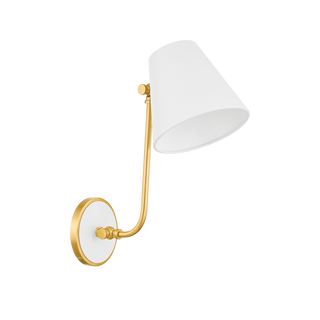 Georgann WALL SCONCE in AGED BRASS/SOFT WHITE Finish