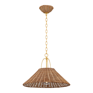 Davida PENDANT in Aged Brass Finish