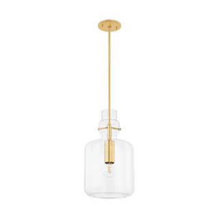LUMI PENDANT in AGED BRASS Finish