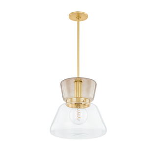 ELODIE PENDANT in AGED BRASS Finish