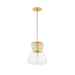 ELODIE PENDANT in AGED BRASS Finish