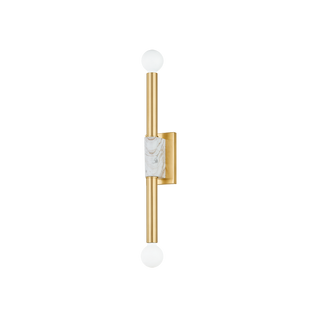 GOLDIE WALL SCONCE in AGED BRASS Finish