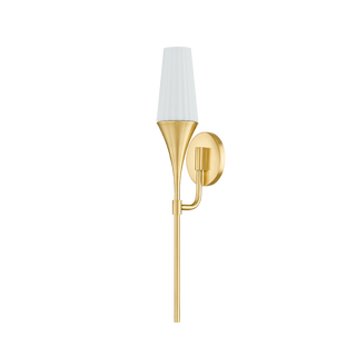 LUISA WALL SCONCE in AGED BRASS Finish
