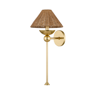PERILLA Wall Sconce in AGED BRASS Finish