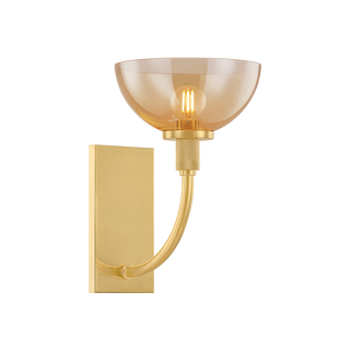 EVA Wall Sconce in AGED BRASS Finish