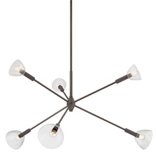 CARAWAY Chandelier in True Bronze Finish