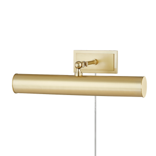 Holly Plug-In Picture Light in Aged Brass Finish