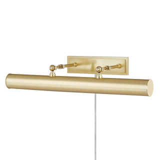 Holly Plug-In Picture Light in Aged Brass Finish