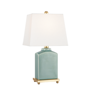Brynn Table Lamp in Jade Finish