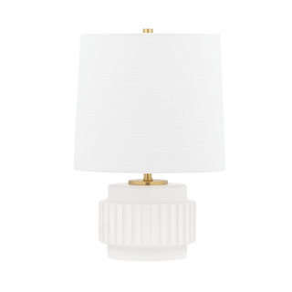 Kalani Table Lamp in Matte White Finish