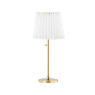 Demi Table Lamp in Aged Brass Finish